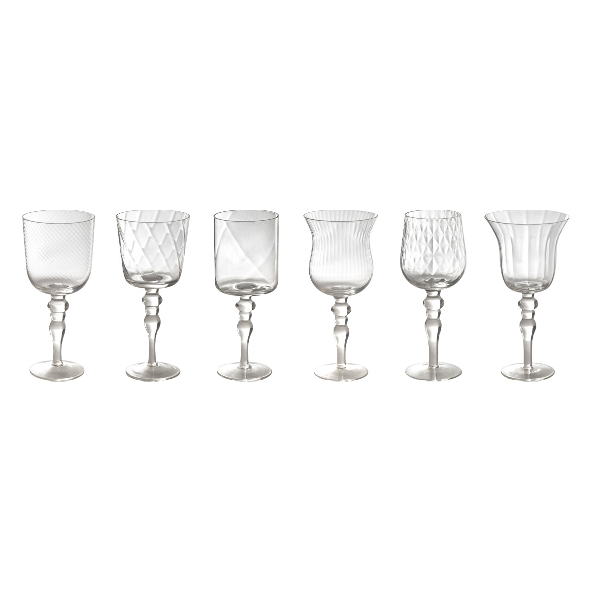 BITOSSI - Set 6 Bicchieri Birra Forme Assortite